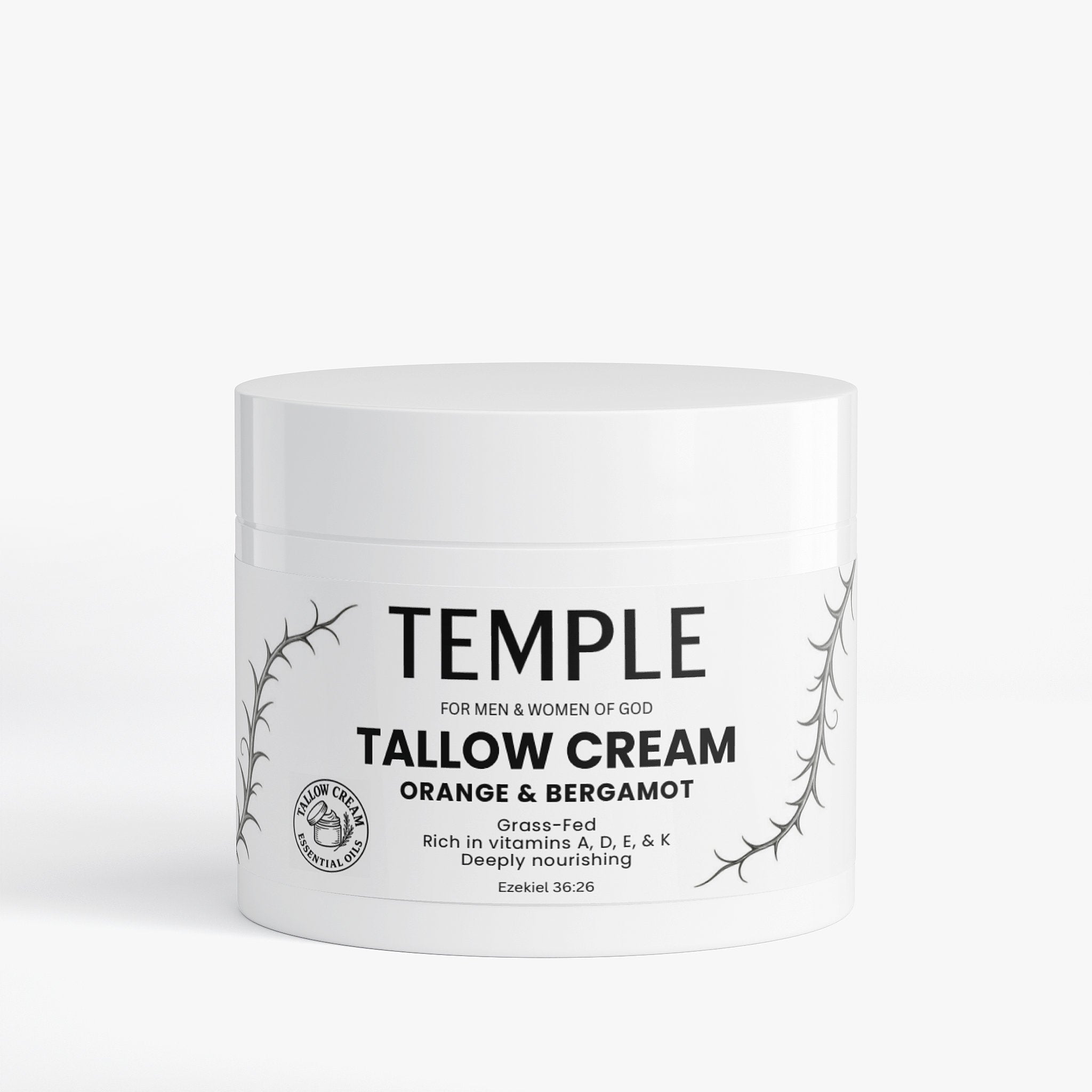 Tallow Cream Orange & Bergamot