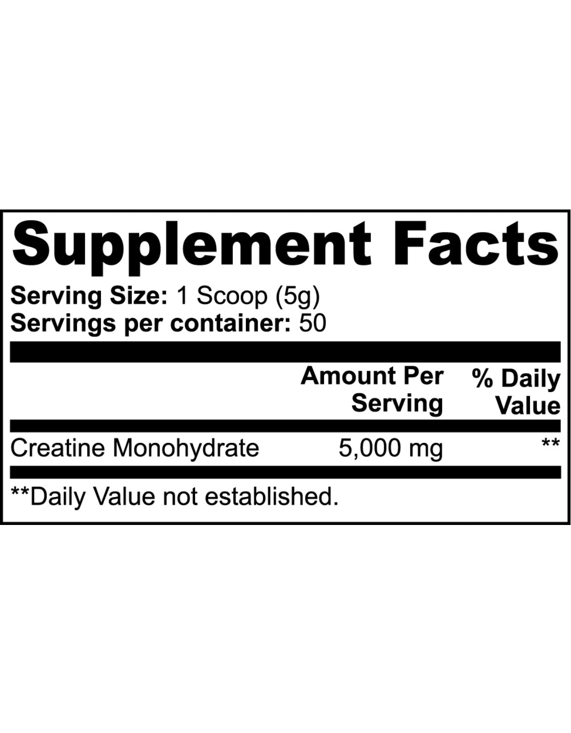 Creatine Monohydrate