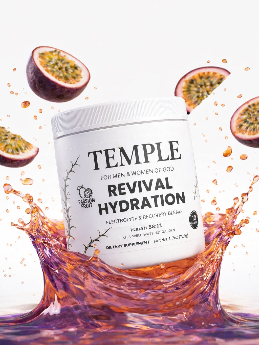 Temple Revival Hydration (Passion Fruit)
